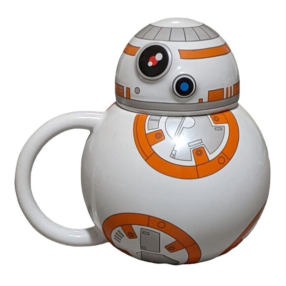 Star wars BB-8 mug hot beverage cup with lid - Picture 1 of 10